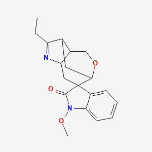 molecular formula C19H22N2O3 B10789440 Humantenmine 