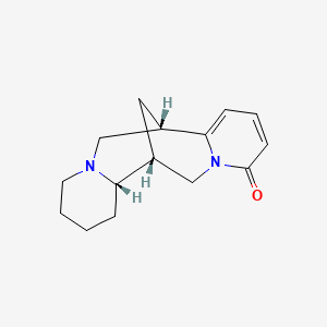 molecular formula C15H20N2O B10789534 (1S,9R,10S)-7,15-Diazatetracyclo[7.7.1.02,7.010,15]heptadeca-2,4-dien-6-one 