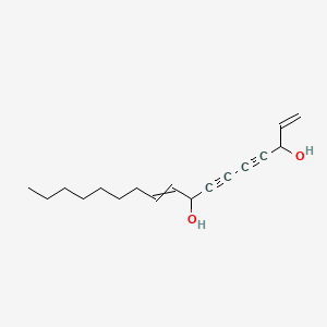 molecular formula C17H24O2 B10789554 Heptadeca-1,9-dien-4,6-diyne-3,8-diol 