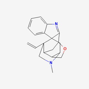 molecular formula C20H22N2O B10789712 15-ethenyl-13-methyl-19-oxa-3,13-diazahexacyclo[14.3.1.02,10.04,9.010,15.012,17]icosa-2,4,6,8-tetraene 