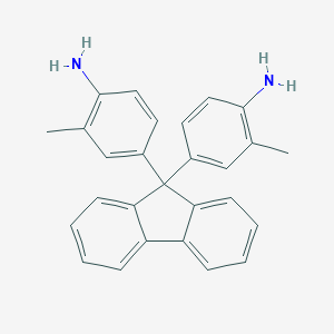 molecular formula C27H24N2 B010790 9,9-Bis(4-amino-3-methylphenyl)fluorene CAS No. 107934-60-1
