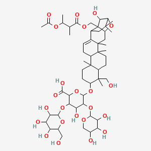 molecular formula C54H84O23 B10790204 Sodium aescinate 