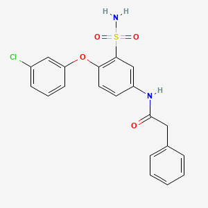 molecular formula C20H17ClN2O4S B10790249 BAY-1797 