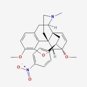 molecular formula C27H28N2O5 B10791077 22-nitro-7apha-phenyl-6alpha,14alpha-endo-Ethenotetrahydrothebaine 