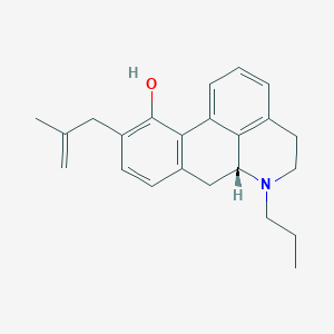 molecular formula C23H27NO B10791392 10-(2-Methylallyl)-11-hydroxy-N-propylnoraporphine 