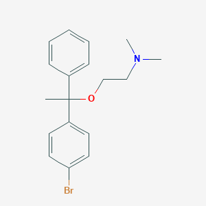 molecular formula C₁₈H₂₂BrNO B107915 Embramine CAS No. 3565-72-8