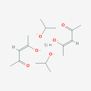 molecular formula C16H28O6Ti B107920 Diisopropoxytitanium bis(acetylacetonate) CAS No. 17927-72-9