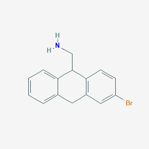 molecular formula C15H14BrN B10792207 3-Bromo-9-aminomethyl-9,10-dihydroanthracene 