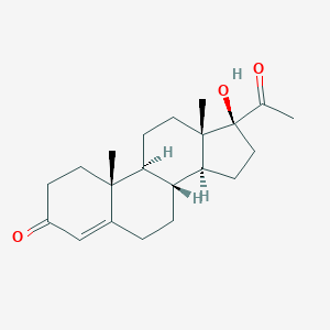 molecular formula C21H30O3 B107925 17beta-Hydroxyprogesterone CAS No. 604-09-1
