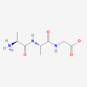 molecular formula C8H15N3O4 B107928 H-Ala-Ala-Gly-OH CAS No. 16422-07-4