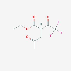 molecular formula C9H11F3O4 B107935 Ethyl 4-oxo-2-(2,2,2-trifluoroacetyl)pentanoate CAS No. 17515-66-1