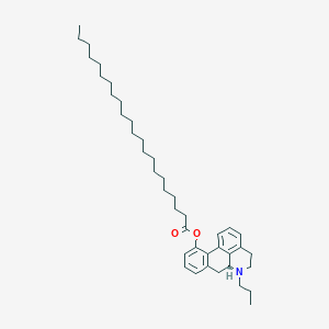 molecular formula C41H63NO2 B10793741 docosanoic acid (R)-6-propyl-5,6,6a,7-tetrahydro-4H-dibenzo[de,g]quinolin-11-yl ester 