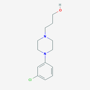 molecular formula C13H19ClN2O B107944 3-[4-(3-氯苯基)哌嗪-1-基]丙醇 CAS No. 32229-98-4