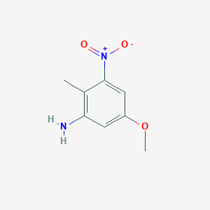 molecular formula C8H10N2O3 B107948 5-Methoxy-2-methyl-3-nitroaniline CAS No. 16024-30-9