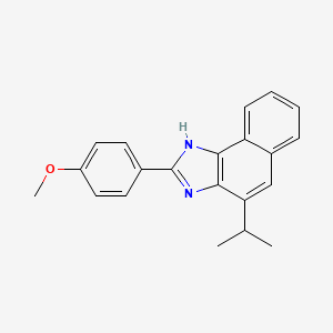 molecular formula C21H20N2O B10795212 Tomoxiprol 