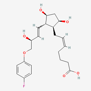 molecular formula C22H29FO6 B10795239 Unii-PU7teu26SR CAS No. 40666-03-3