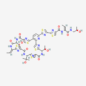 molecular formula C48H49N13O10S6 B10796031 Thiocillin I 