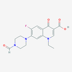 molecular formula C17H18FN3O4 B107962 N-Formylnorfloxacin CAS No. 70459-04-0