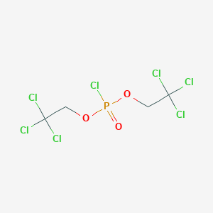 molecular formula C4H4Cl7O3P B107963 Bis(2-trichloroethyl) chlorophosphonate CAS No. 17672-53-6