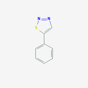 molecular formula C8H6N2S B107965 5-Phenyl-1,2,3-thiadiazole CAS No. 18212-29-8