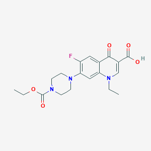 molecular formula C19H22FN3O5 B107967 N-Ethoxycarbonyl Norfloxacin CAS No. 105440-01-5
