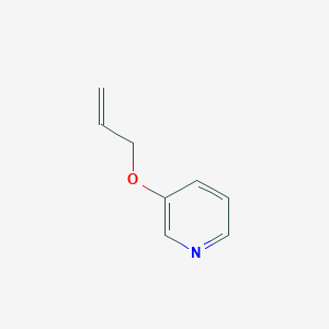molecular formula C8H9NO B107982 Pyridine, 3-(2-propenyloxy)- CAS No. 18343-04-9