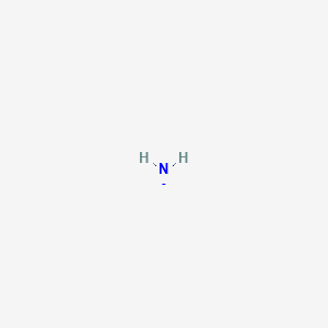 molecular formula NH2(−)<br>H2N- B107984 Azanide CAS No. 17655-31-1