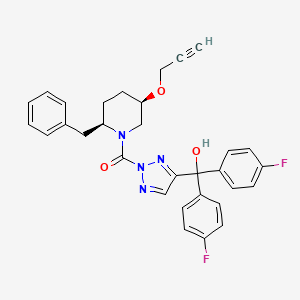 molecular formula C31H28F2N4O3 B10798804 DH-376 
