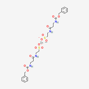molecular formula C26H34N4O12S2Zn B10799495 Tauroxicum CAS No. 648922-41-2