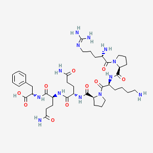 molecular formula C41H65N13O10 B10799661 Substance P(1-7) 