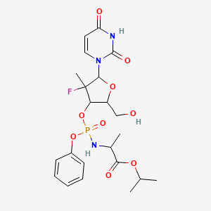 molecular formula C22H29FN3O9P B10799836 Sofosbuvir impurity G 