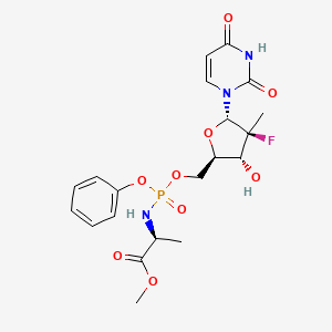 molecular formula C20H25FN3O9P B10799905 Sofosbuvir impurity N 