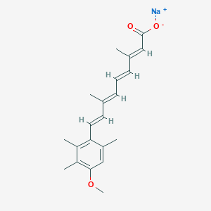 molecular formula C21H25NaO3 B10800088 Acitretin sodium 
