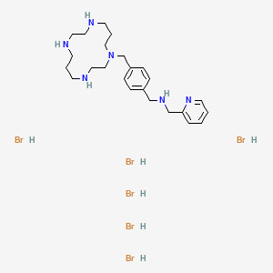 molecular formula C24H44Br6N6 B10800333 AMD 3465 hexahydrobromide 