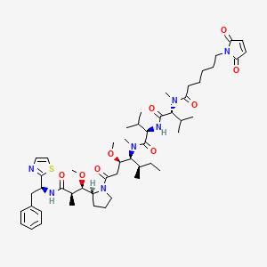 molecular formula C51H77N7O9S B10800423 Mc-MMAD 
