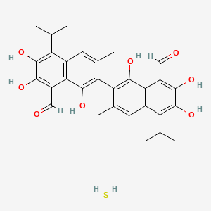 (S)-Gossypol (acetic acid)