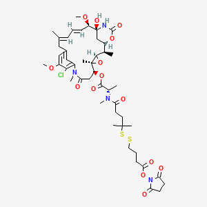 molecular formula C46H63ClN4O14S2 B10800628 Anti-CCL2 (Carlumab)-SPDB-DM4 