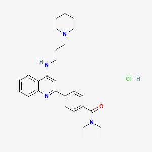 molecular formula C28H37ClN4O B10800772 LMPTP inhibitor 1 hydrochloride 