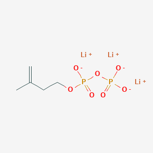 molecular formula C5H9Li3O7P2 B10800816 Isopentenyl pyrophosphate trilithium CAS No. 18687-43-9