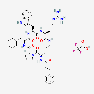 molecular formula C47H63F3N10O8 B10800830 PMX 205 Trifluoroacetate 