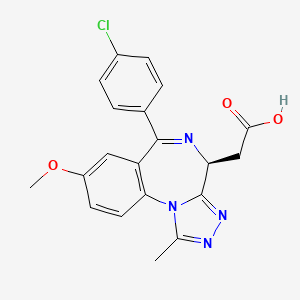 molecular formula C20H17ClN4O3 B10800863 (R)-I-BET762 carboxylic acid 