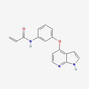 molecular formula C16H13N3O2 B10800893 WZ4141 