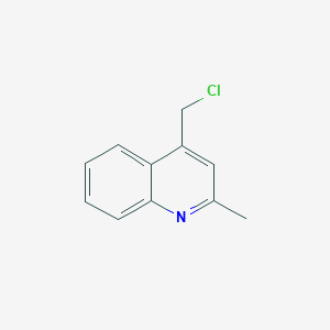 molecular formula C11H10ClN B108009 4-(Chloromethyl)-2-methylquinoline CAS No. 288399-19-9