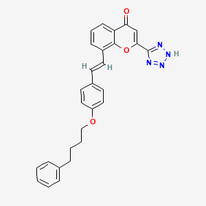 molecular formula C28H24N4O3 B10800986 LM-1484 CAS No. 197506-02-8