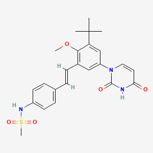 molecular formula C24H27N3O5S B10800997 Abt-072 CAS No. 1214735-11-1