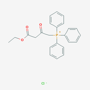 molecular formula C24H24ClO3P B010802 [3-(Ethoxycarbonyl)-2-oxopropyl]triphenylphosphonium chloride CAS No. 106302-03-8