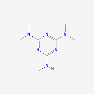 molecular formula C8H16N6 B108020 Pentamethylmelamine CAS No. 16268-62-5