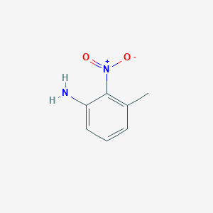 molecular formula C7H8N2O2 B108021 3-甲基-2-硝基苯胺 CAS No. 601-87-6