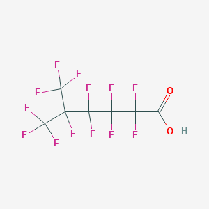 molecular formula C7HF13O2 B108023 2,2,3,3,4,4,5,6,6,6-Decafluoro-5-(trifluoromethyl)hexanoic acid CAS No. 15899-29-3