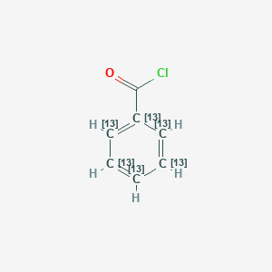 molecular formula C7H5ClO B108030 (1,2,3,4,5,6-13C6)Cyclohexatrienecarbonyl chloride CAS No. 266308-67-2
